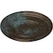 Ekena Millwork Federal Roped Large Medallion (Canopies up to 7 3/4"), 17 3/8"OD x 1 1/8"P, Bronze Blue Patina CM17FEBBS - alternate 4